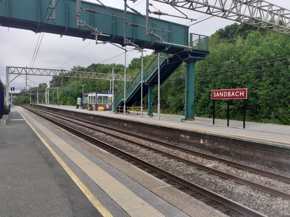 A deserted Sandbach station today. (Photos: Sandbach Nub News)  