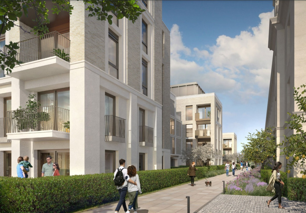 CGI of the scheme for the former Surrey County Hall site (Credit: Rolfe Judd/RER Kingston Limited, provided in Kingston Council documents)