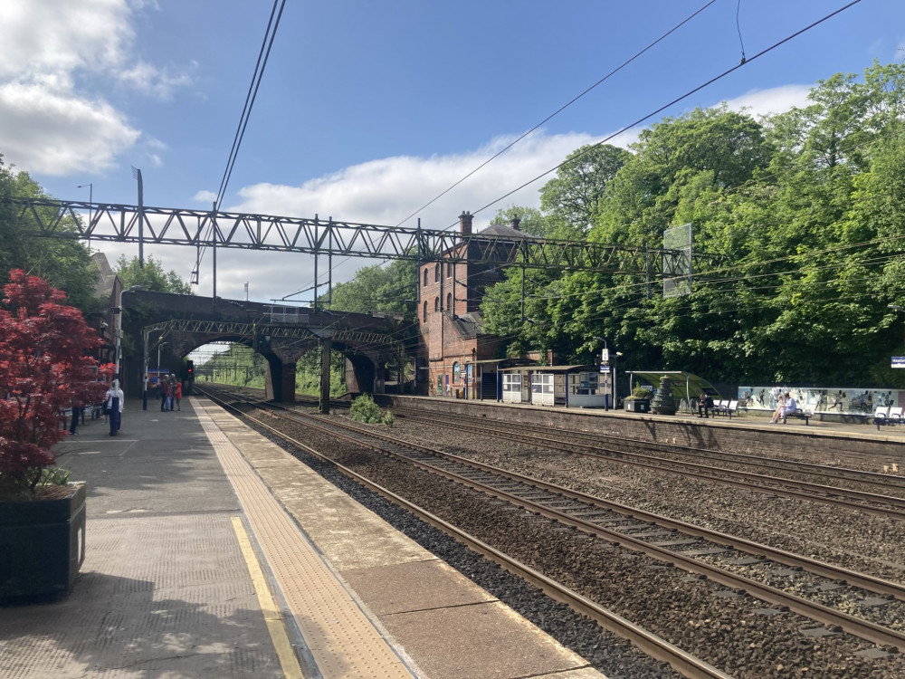 Stations across Stockport such as Heaton Chapel are quiet today due to rail strikes (Image - Alasdair Perry / Stockport Nub News)