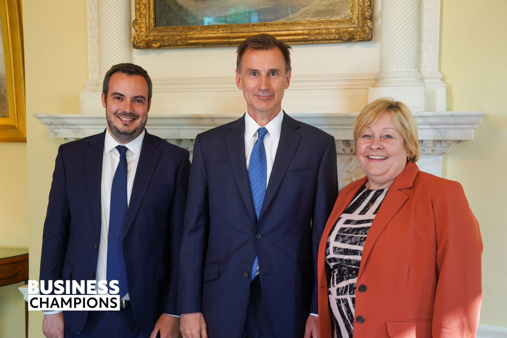 Simon Jupp MP, Jeremy Hunt MP and Julie Hawker (Simon Jupp)