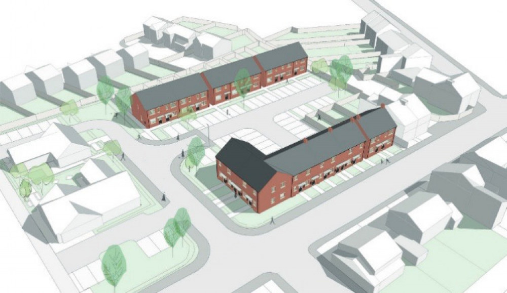 An artist's impression of the new Coalville homes. Image: Modus Partnerships