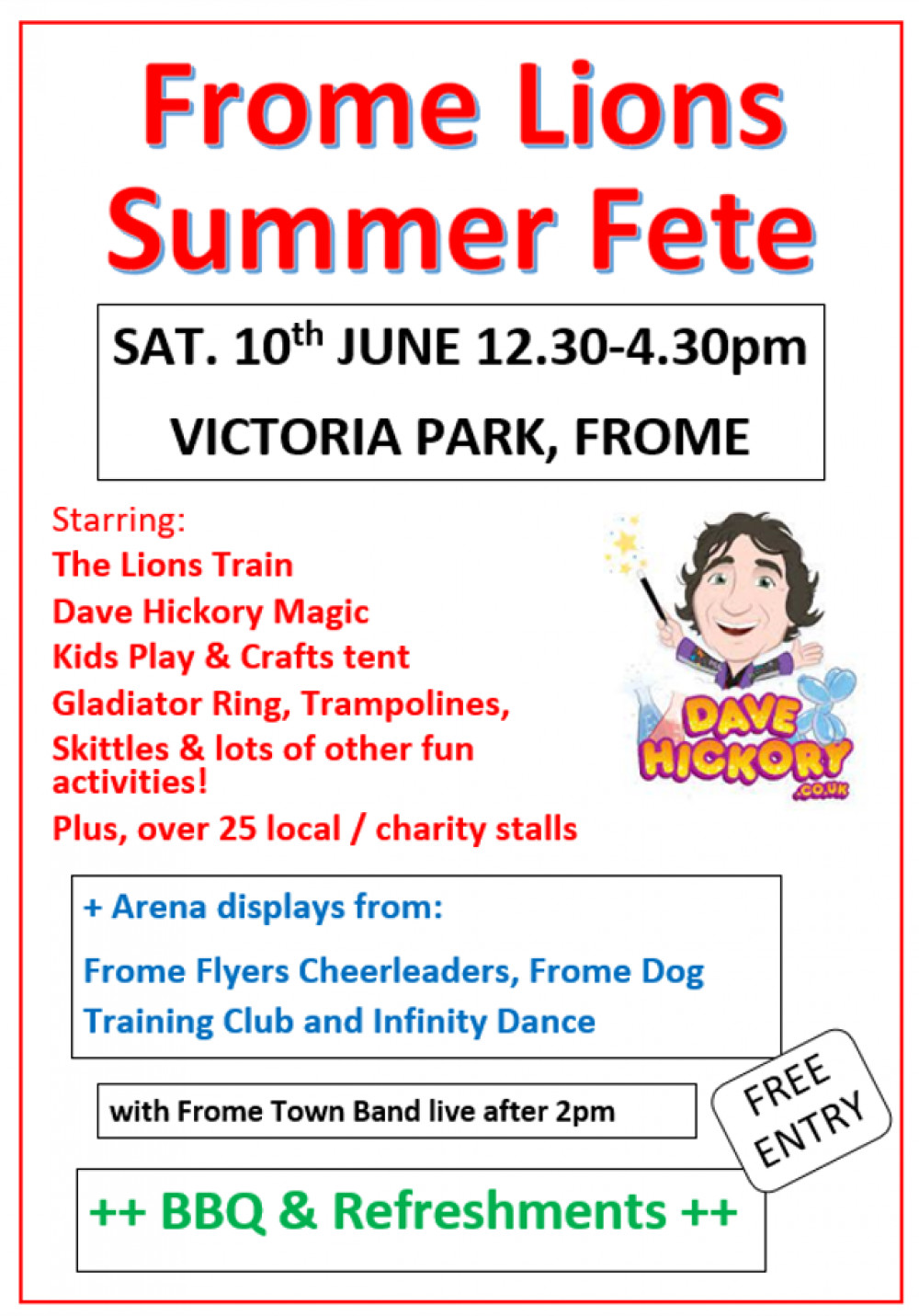 Frome Lions Summer Fete