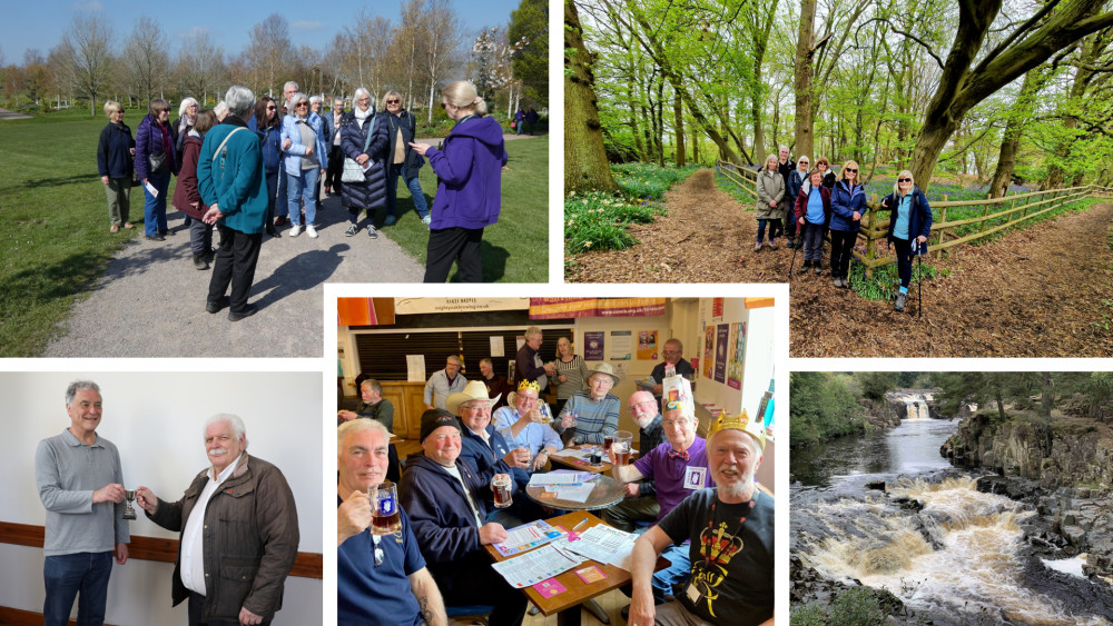 Members of Limebrook u3a visited Hyde Hall, Southend's Cliffs Pavilion, and Maldon's The Swan pub this month. (Photos: Limebrook u3a)