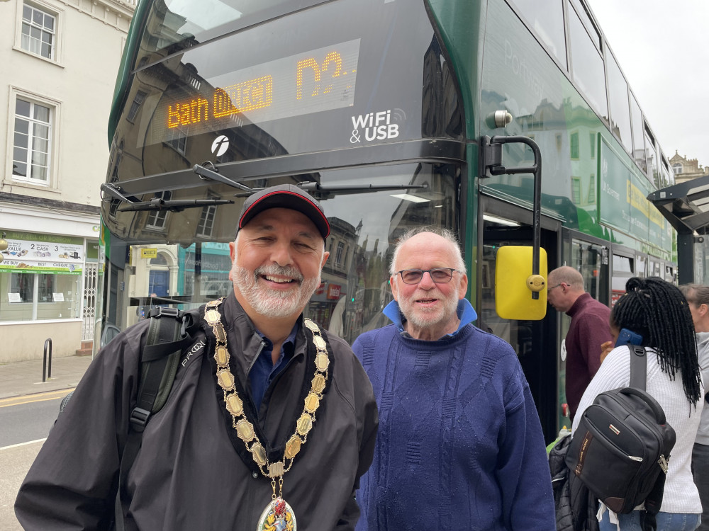 Mayor of Frome and FAVBUG's Peter Travis