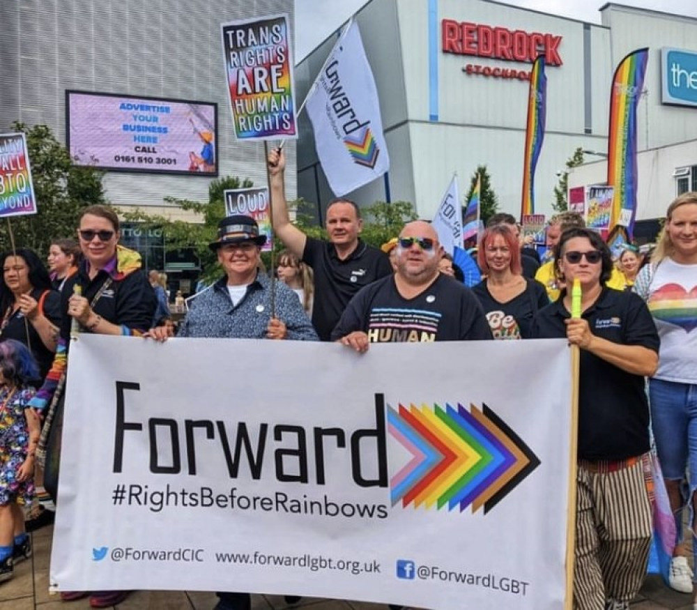 Forward is an organisation which aims to improve the wellbeing of local LGBTQ+ members (Image - @forward_stockport on Instagram)