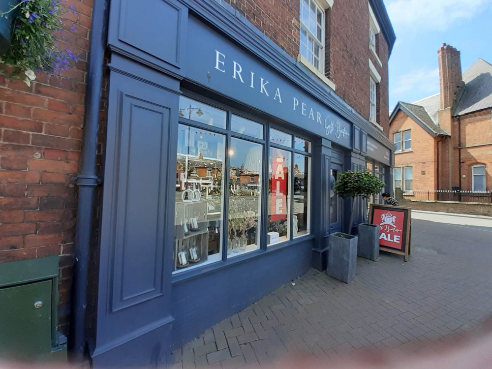 Erika Pear Gift Boutique is closing its Sandbach shop and reverting to its online sales (Photos: Sandbach Nub News) 