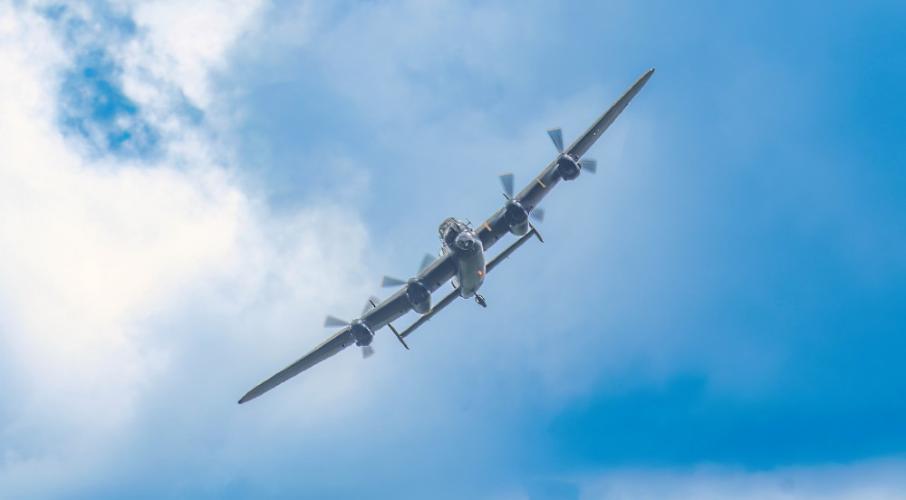 The Lancaster bomber (Photos: Kevin Dowey) 