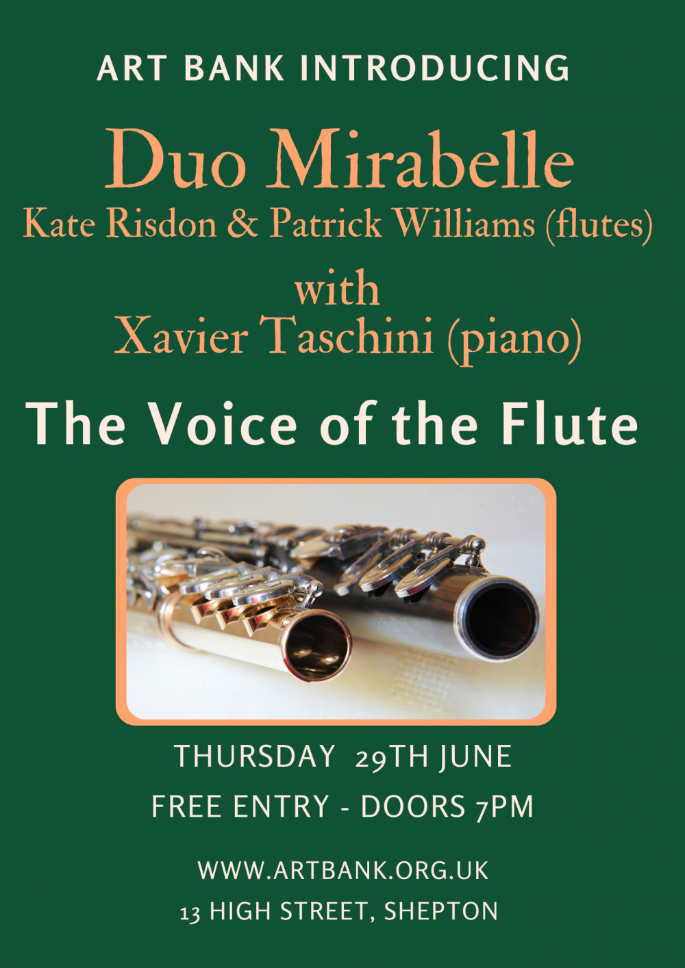 Art Bank Introducing-"The Voice of the Flute" with Duo Mirabelle