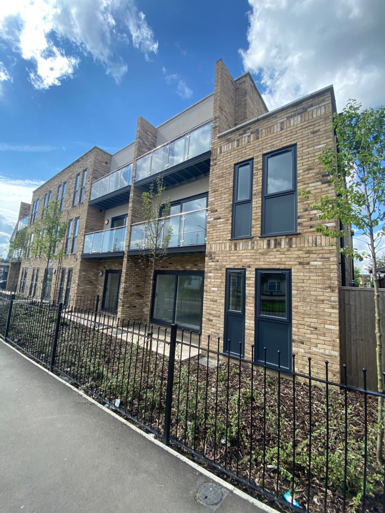 The new homes in Corringham that were completed in November and have remained empty since. 