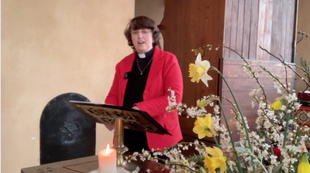 Rev Canon Liesbeth Oosterhof at Harkstead Church