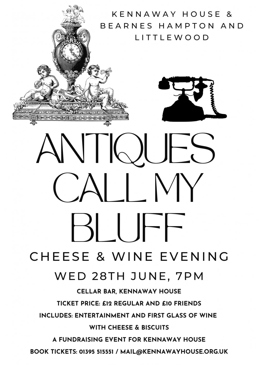 'Antiques Call My Bluff' evening with Cheese & Wine