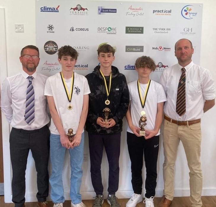 Under 14s Panthers award winners