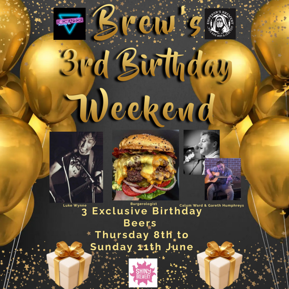 Brew's 3rd Birthday Beer Launch! at Brew, 106B Market Street, Ashby-de-la-Zouch