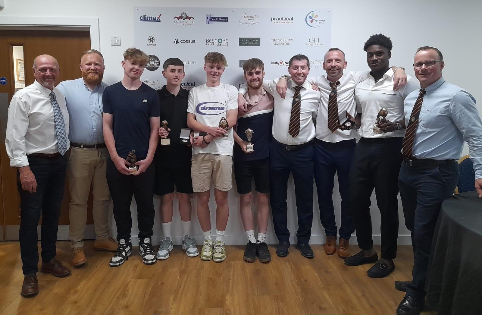 Under 15 trophy winners