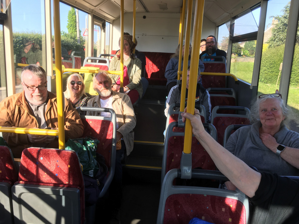 Passengers on the 179 on one of its final journeys (Image: Clive Turner) 