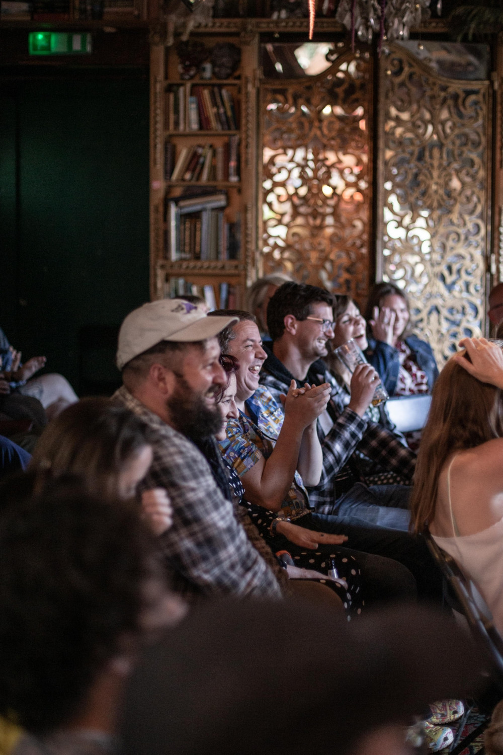 The crowd enjoy one of the many acts in 2022 (Image: Falmouth Cringe)