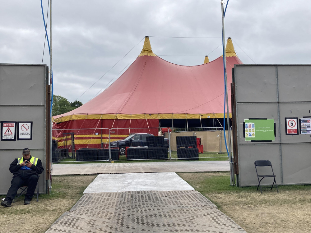 Brockwell Park festival site on June 5 2023. CREDIT: Robert Firth