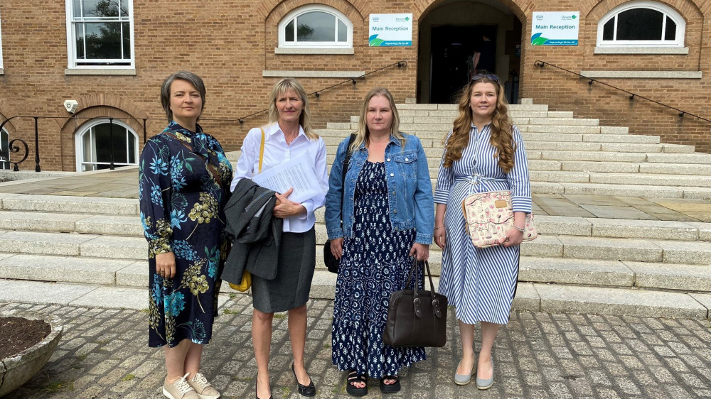 Parents of children with SEND who spoke at the children's scrutiny committee (Ewan Murrie)