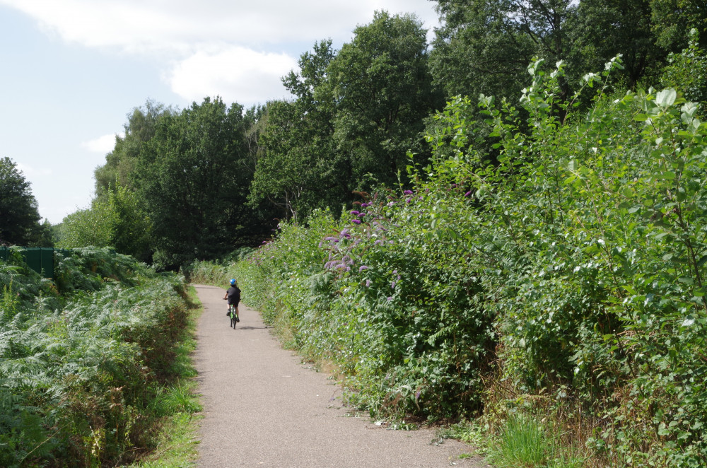 HS2 has already realigned much of the Kenilworth Greenway (image by Richard Smith)