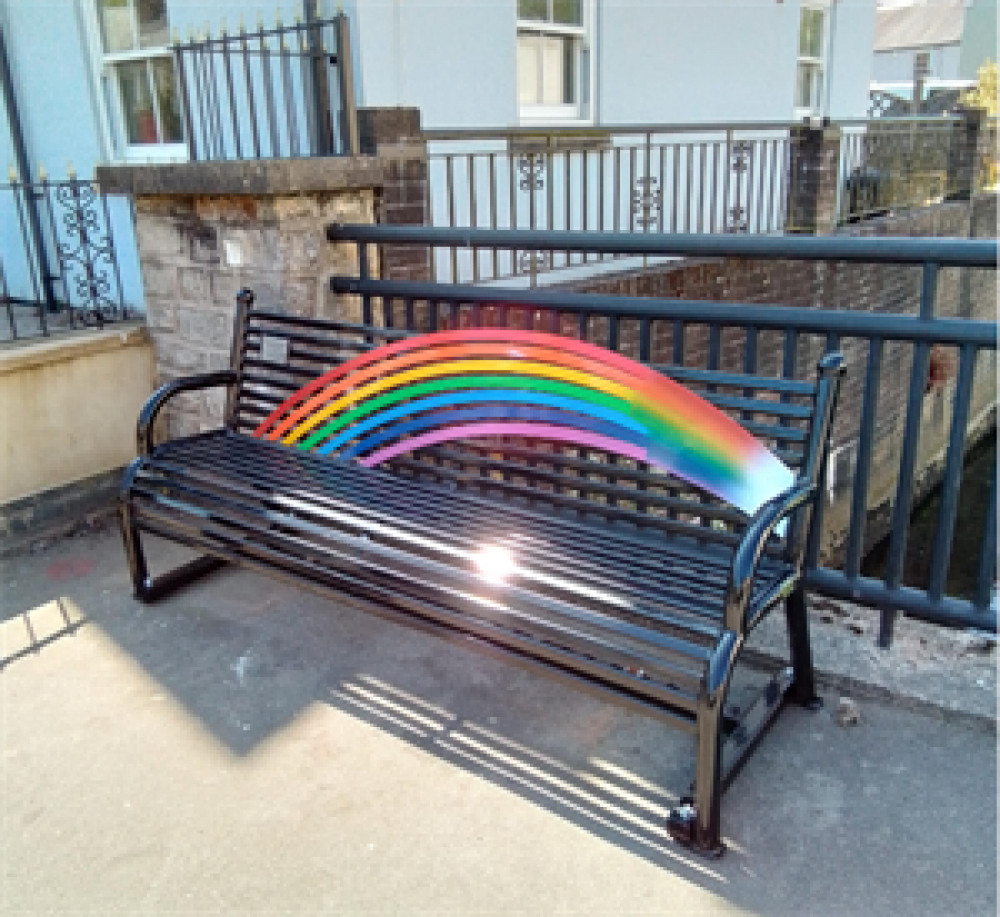 The Pride bench