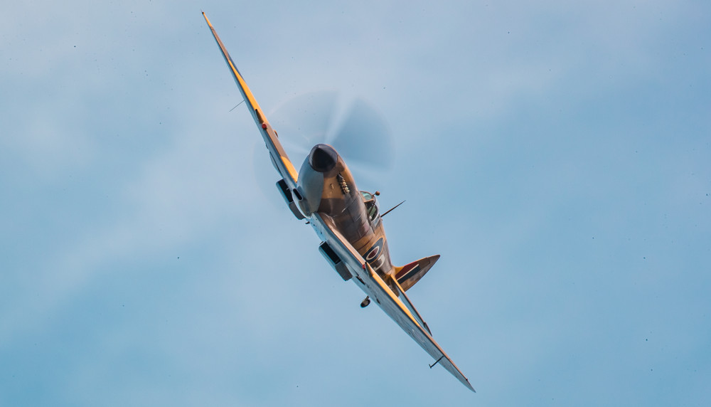 A Spitfire flypast has been confirmed for Saturday's Grand Show (image via SWNS)