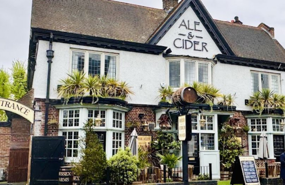 The owners of the Sussex Arms have been fined following a raid which found it was illegally employing a worker from overseas who had overstayed his visa. (credit Google Maps/Streetview)