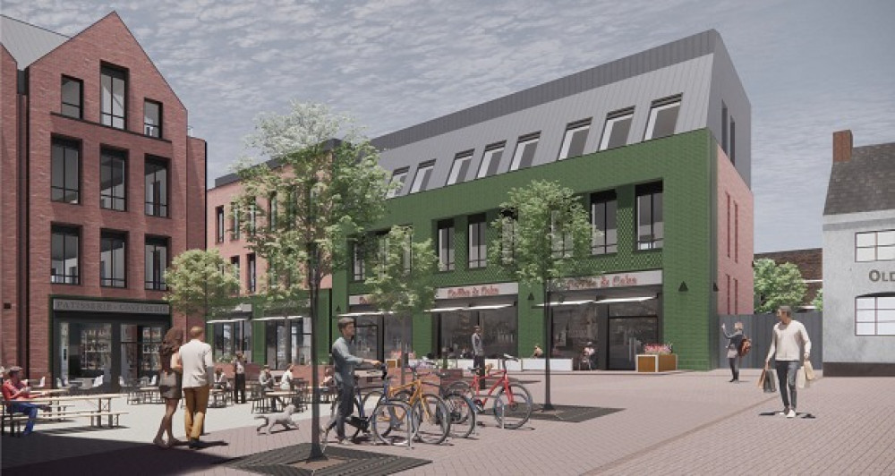 Work to demolish York Place, Newcastle-under-Lyme, will begin in October (Image supplied).