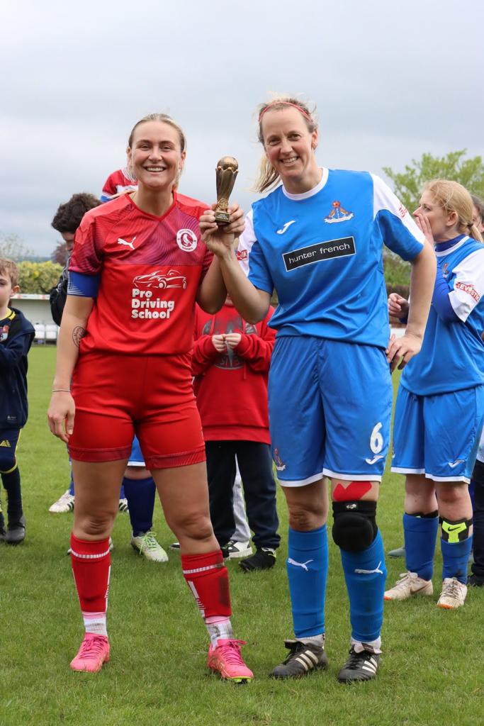 Alice Starr and Koren Thorner-Atkinson at the match