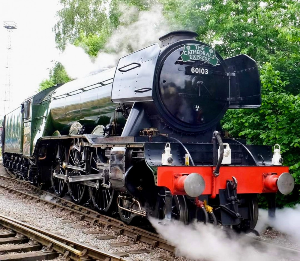 The Flying Scotsman will leave London Euston in the morning of Saturday 10 June - heading towards Crewe that afternoon (Crewe Heritage Centre).