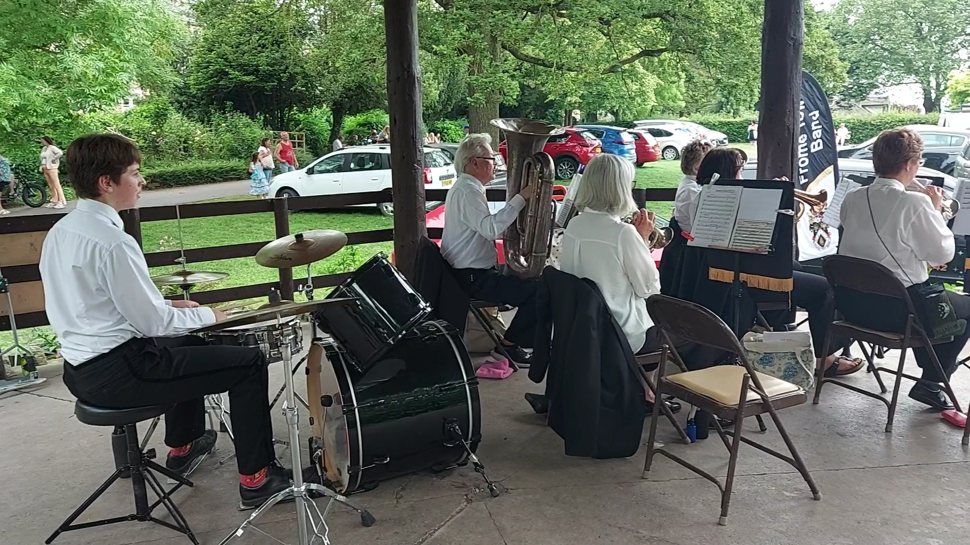 And music from the brilliant Frome Town Band  