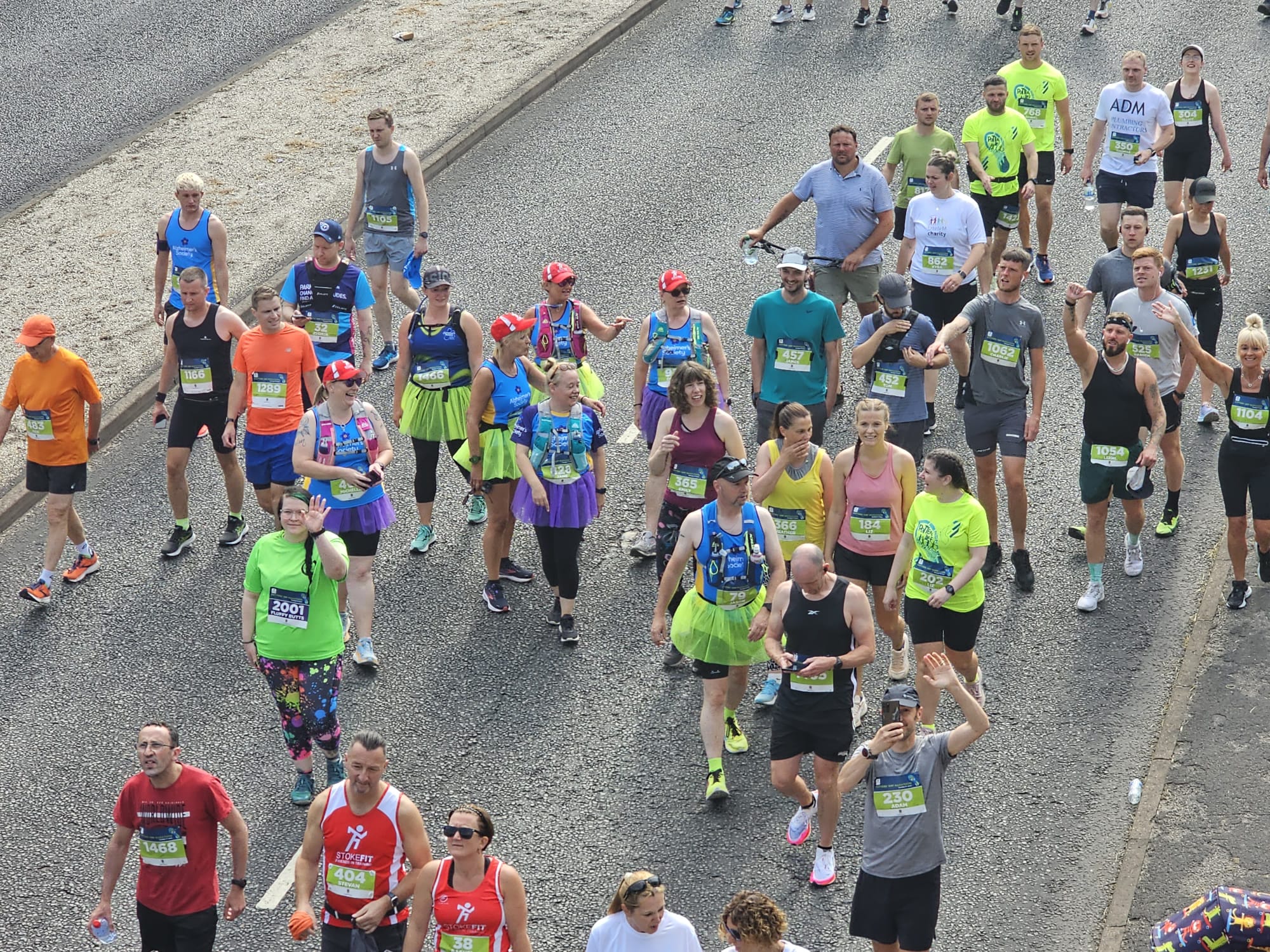 Some even wore fancy dress, despite yesterday's heatwave (Nub News).