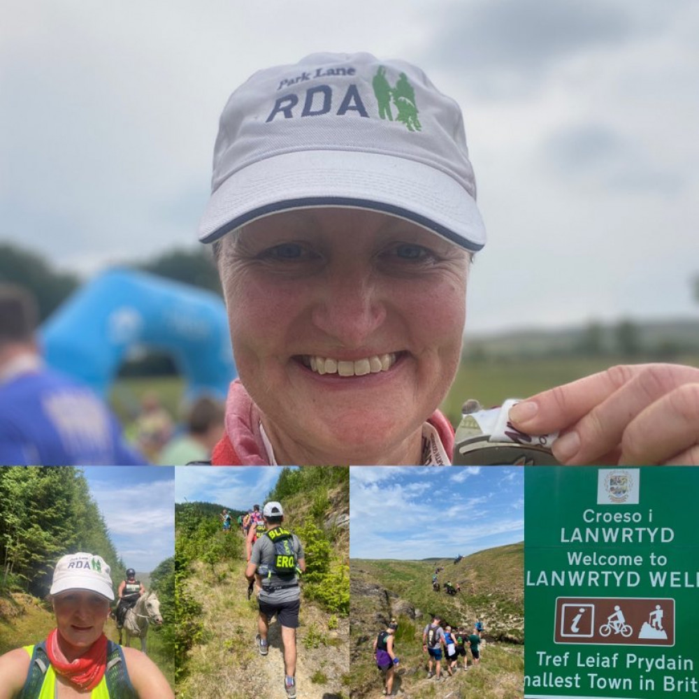 Natalie O'Rourke, proprietor of Park Lane Stables for the Disabled (RDA), triumphed at the famous Man vs Horse running challenge in Wales over the weekend