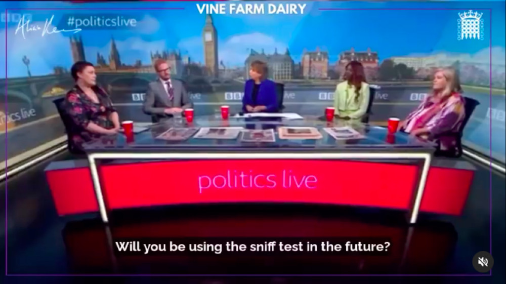 Image credit: Alicia Kearns MP / Politics Live screenshot. 