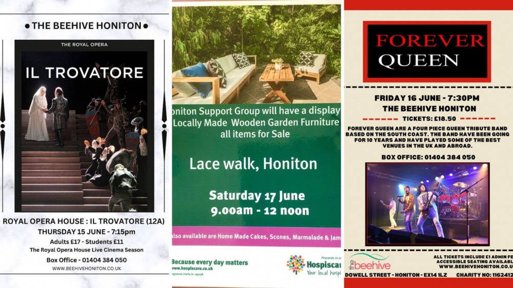 What's On in Honiton this weekend 