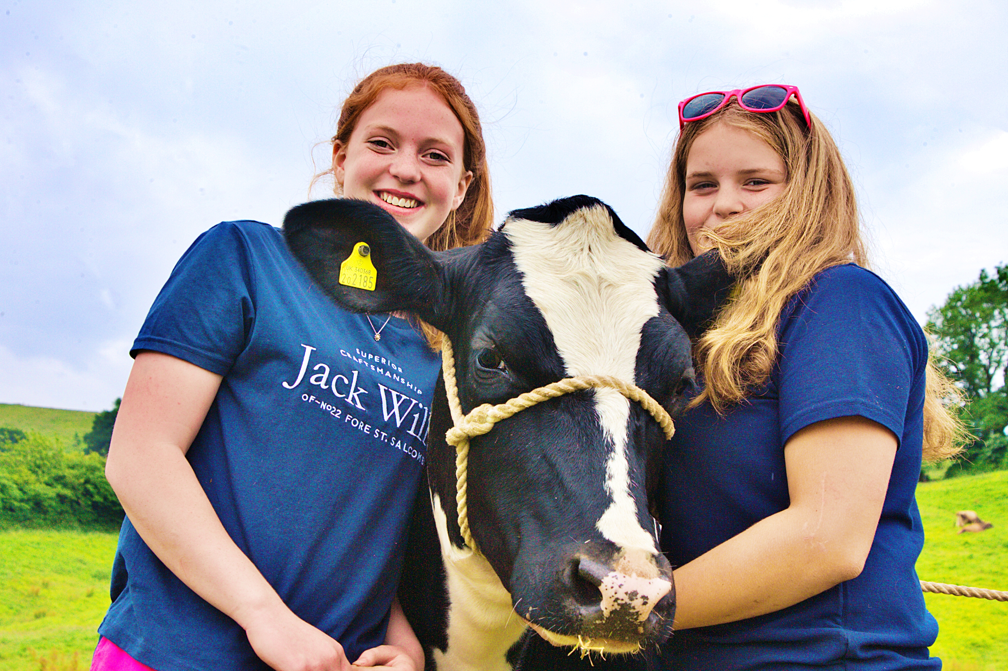 Visitors to Denhay Farm could get up close with the farm animals