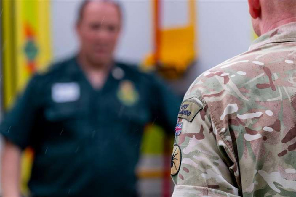 The Welsh Ambulance Service is looking to re-enlist military support during the pandemic