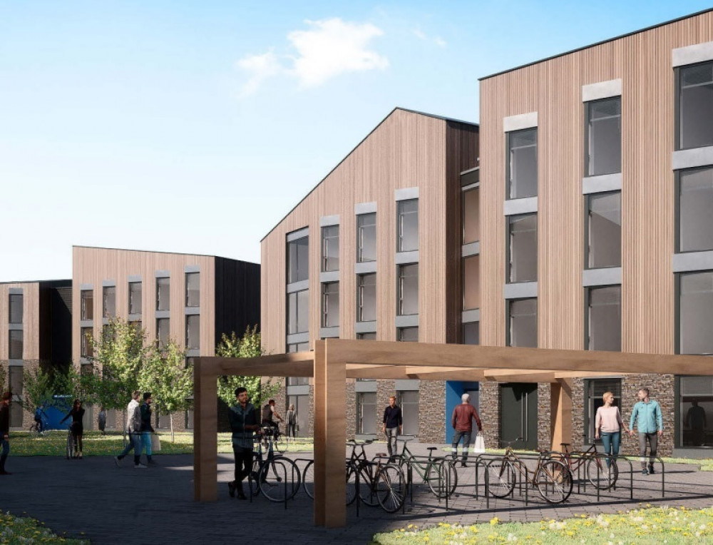 How the Halo Village student development near Penryn could look (Image: Verto)