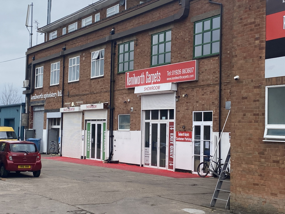 Kenilworth Carpets’ showroom at the Bridge Works closed earlier this year (image by James Smith)