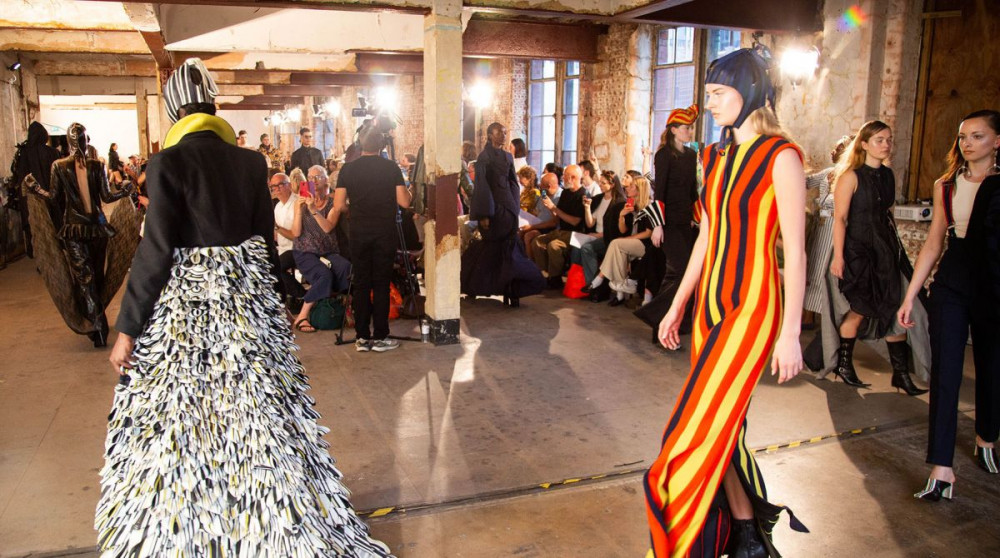 Kingston School of Art's BA (Hons) Fashion show took place at Oxo Tower Wharf in London (Credit: Kingston University)