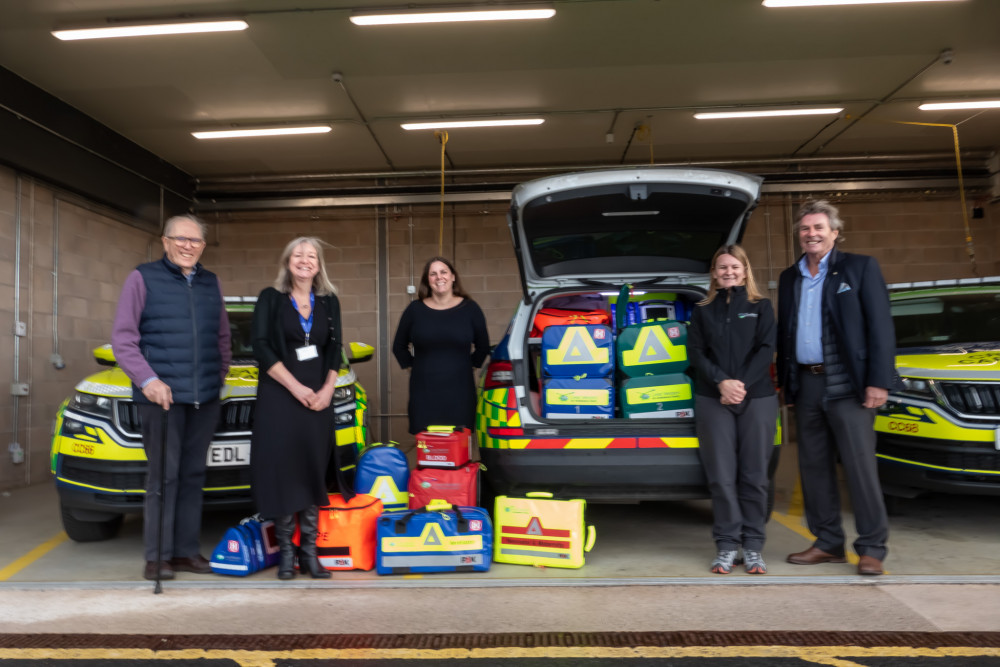 County Air Ambulance HELP Appeal fund new kit bags for Great Western Air Ambulance Charity