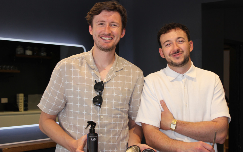 Charlie founded the business five years ago (left), with Aidan (right) later becoming a co-director. Today, they expanded to Macclesfield. (Image - Alexander Greensmith / Macclesfield Nub News) 