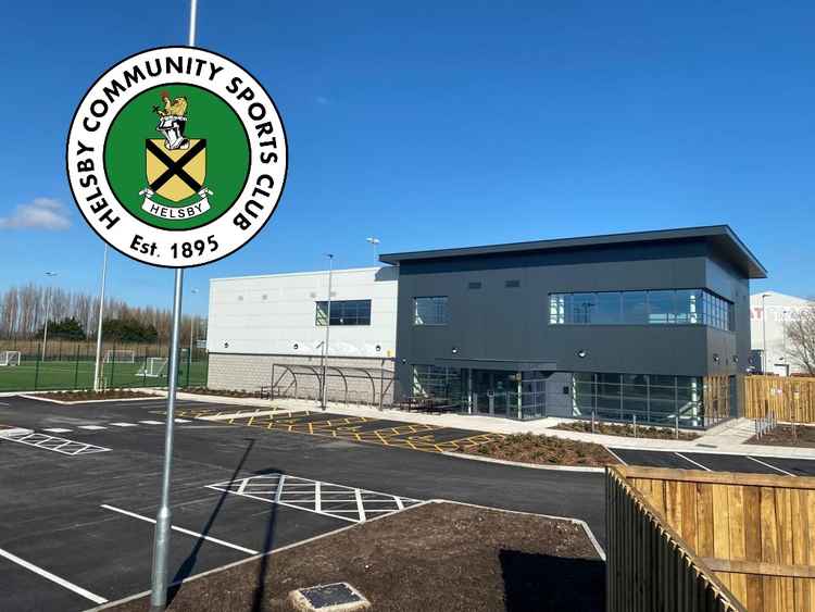 Helsby Community Sports Club's new clubhouse. Image: Helsby Community Sports Club