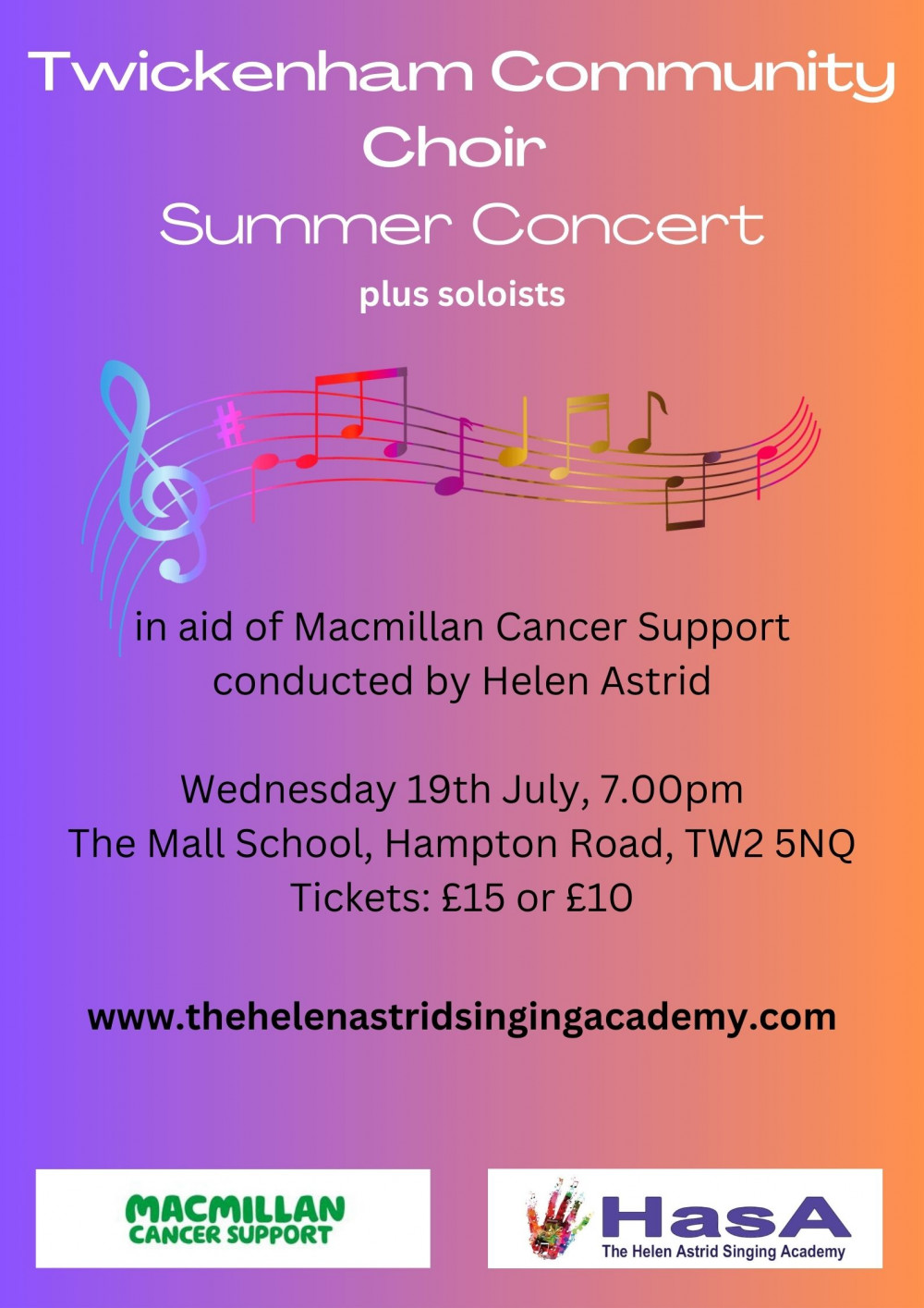 Twickenham Community Choir Summer Concert