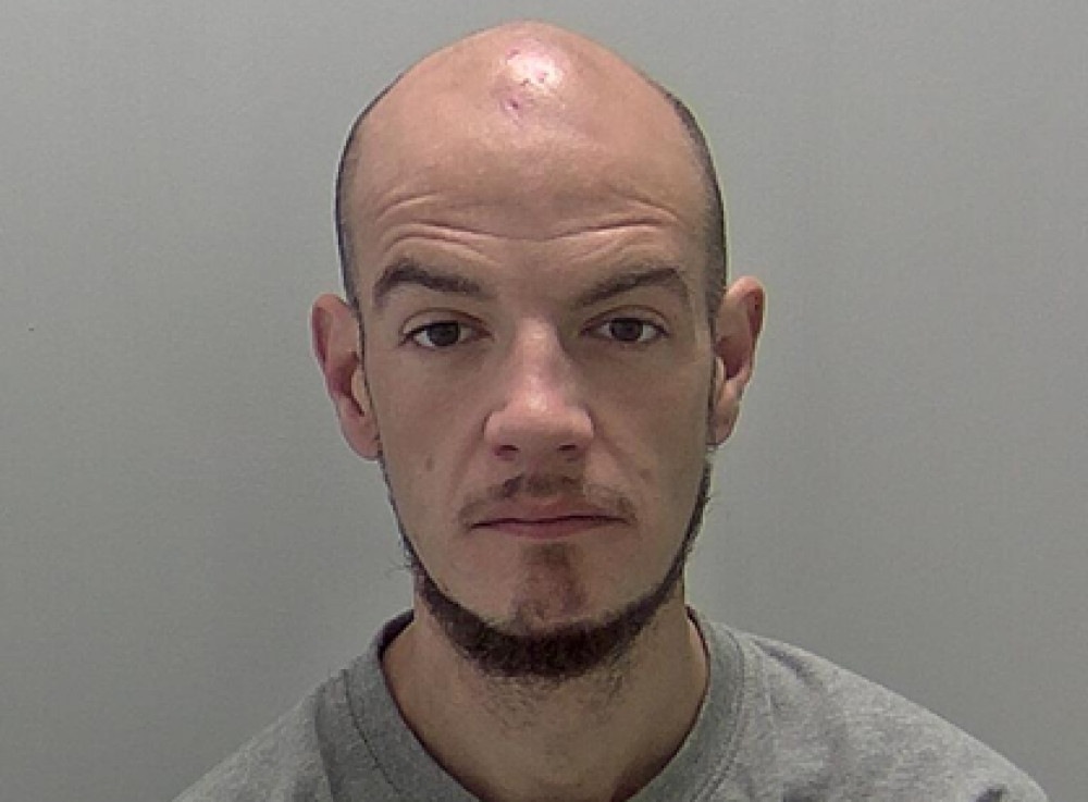 Matthew Boreland, 38, of Hillmeads Road was found guilty at Coventry Crown Court (image via Warwickshire Police)