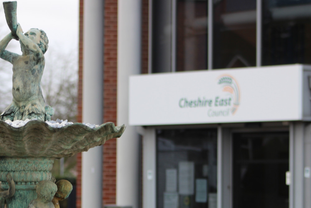 Cheshire East HQ in Sandbach. (Image - Alexander Greensmith / Macclesfield Nub News) 