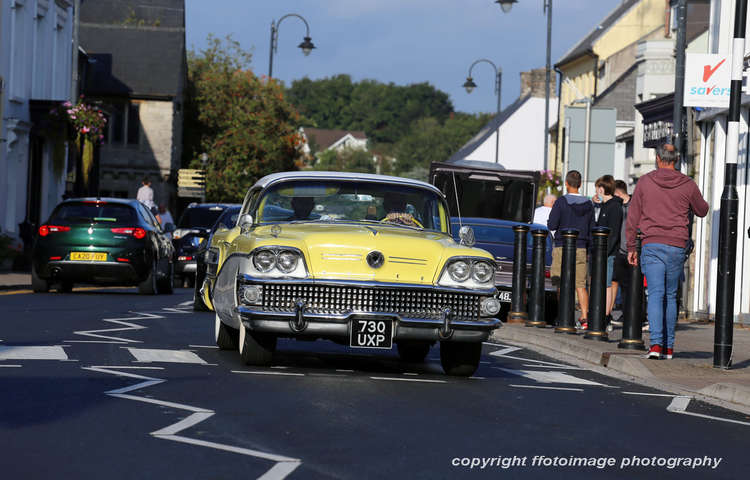 There were several vintage vehicles and modern day sports cars (Photo by Glyn Evans)