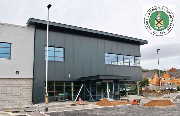 The new clubhouse nears completion. Image: Duncan Cowley