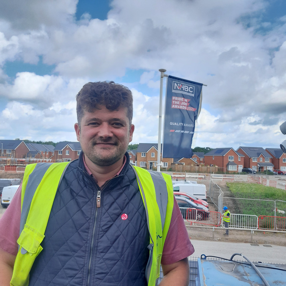 Martin Lally is one of the best site managers in the UK. (Photo: Wain Homes)  