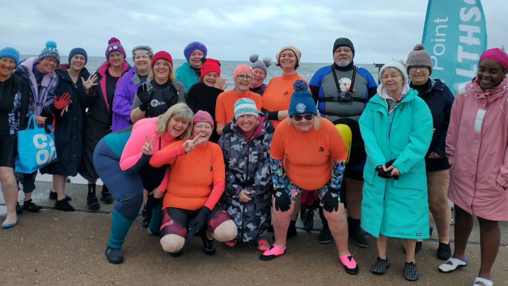 Winter dipping in Teignmouth (Healthscape CIC)