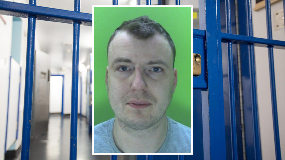 A man who tried to strangle a woman during a domestic argument in Hucknall has been locked up. Photo courtesy of Nottinghamshire Police.